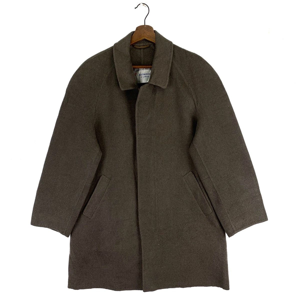 Austin Reed Austin Reed Of London Overcoat Wool Jacket Size US L / EU 52-54 / 3 - 2 Thumbnail
