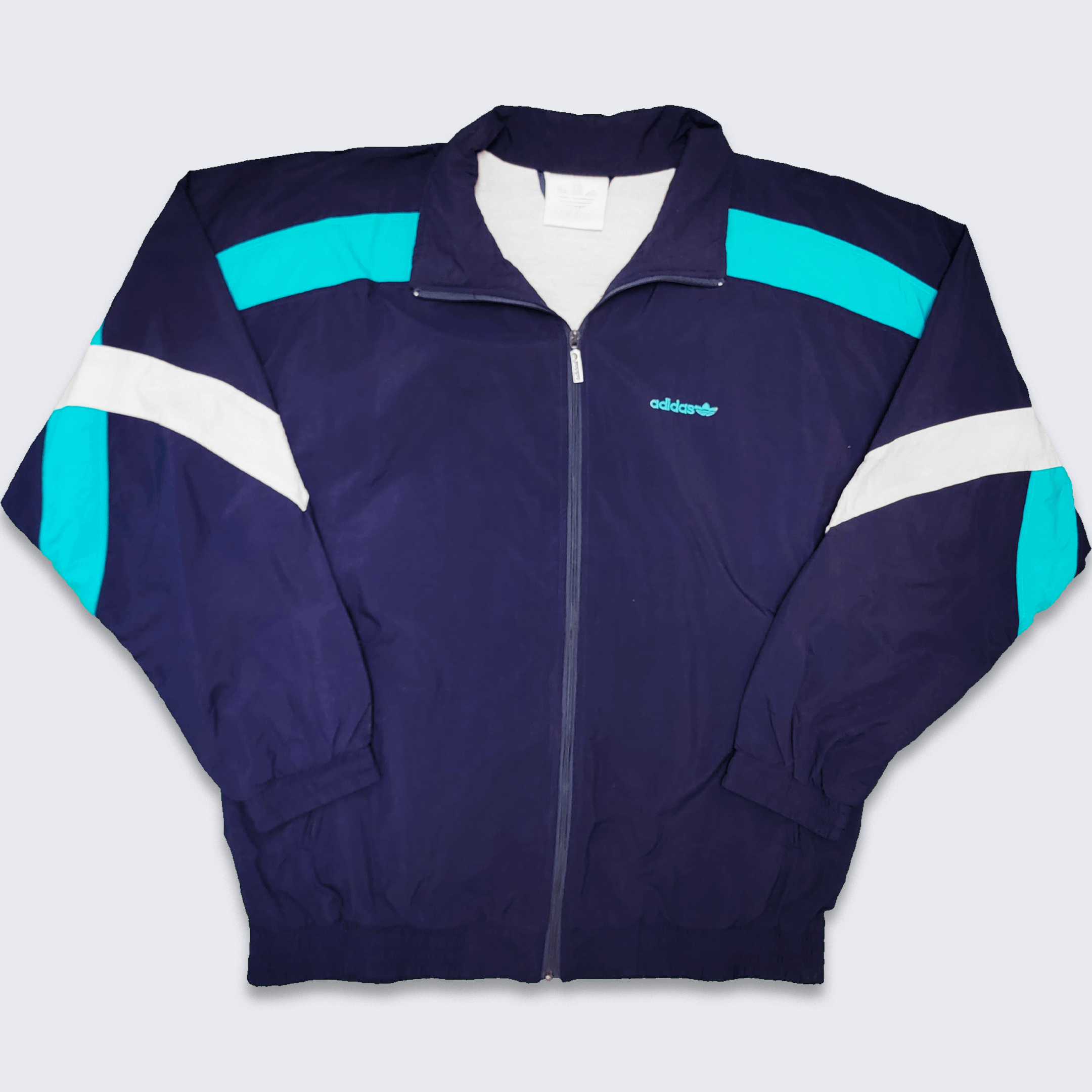 Adidas × Descente × Vintage Vintage Adidas full zip track jacket adidas  descente tracksuit top Fits like a Small size | Grailed