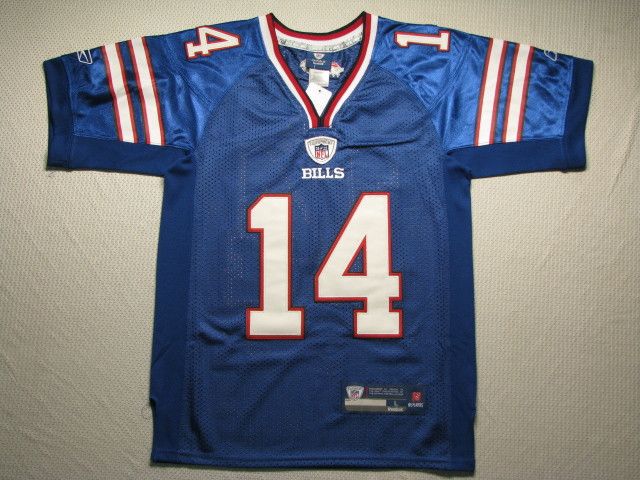 Ryan Fitzpatrick Buffalo Bills Jersey Mens Size Large Blue #14 NFL