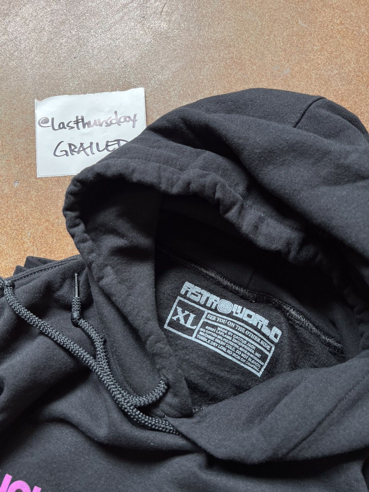 Travis Scott Travis Scott Astroworld Fest 2021 Lollipop Hoodie Black XL Size US XL / EU 56 / 4 - 6 Thumbnail