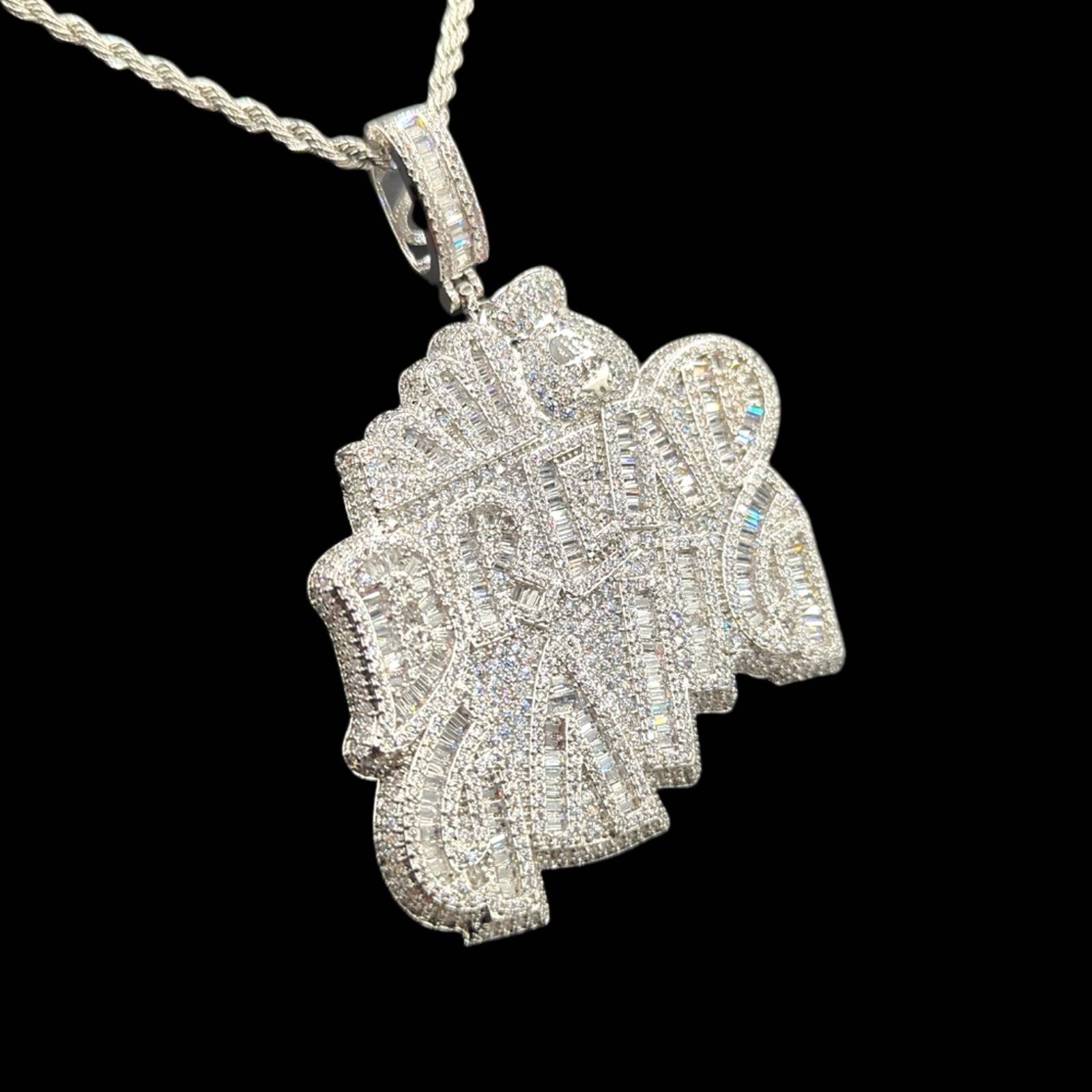 14K White Gold Finish Bread Gang - popular Free 24