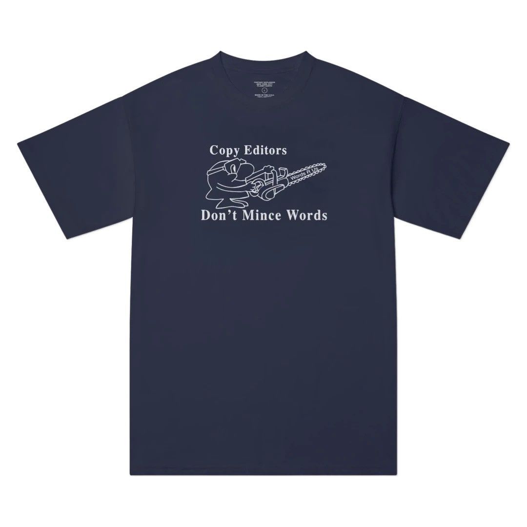 Japanese Brand × Other 2022 FANTASY EXPLOSION COPY EDITORS MINCE WORDS T-SHIRT (L) Size US L / EU 52-54 / 3 - 5 Thumbnail