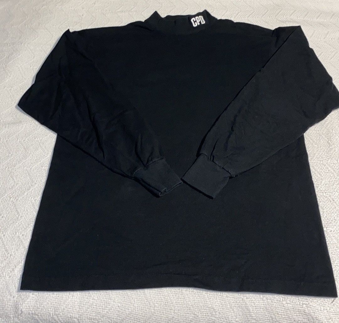 Vintage Long Sleeve Mock Neck Tee - CPD Size US L / EU 52-54 / 3 - 1 Thumbnail