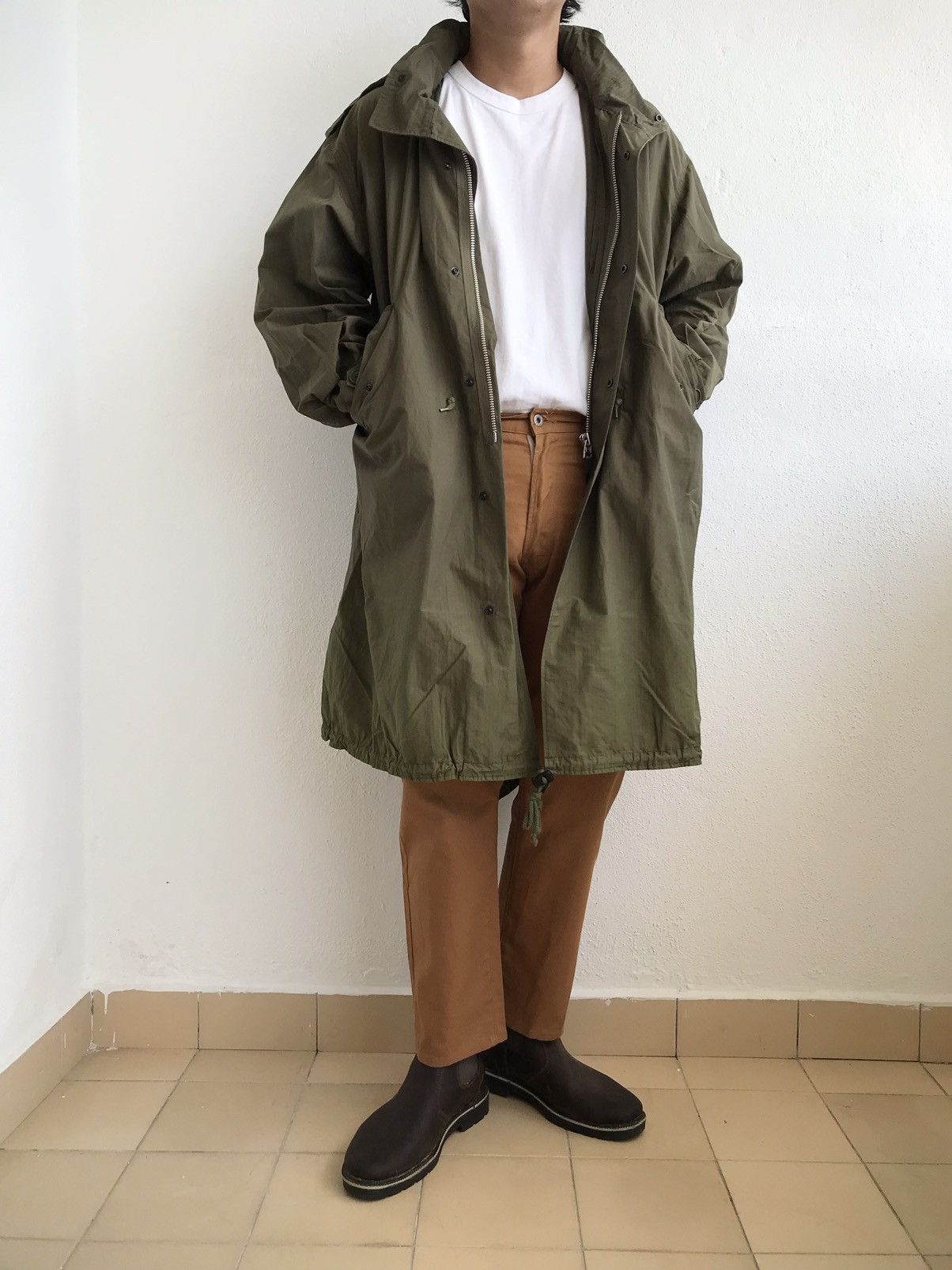 Post Overalls Post Overalls Khaki Cotton Canvas Pants Size US 36 / EU 52 - 21 Thumbnail