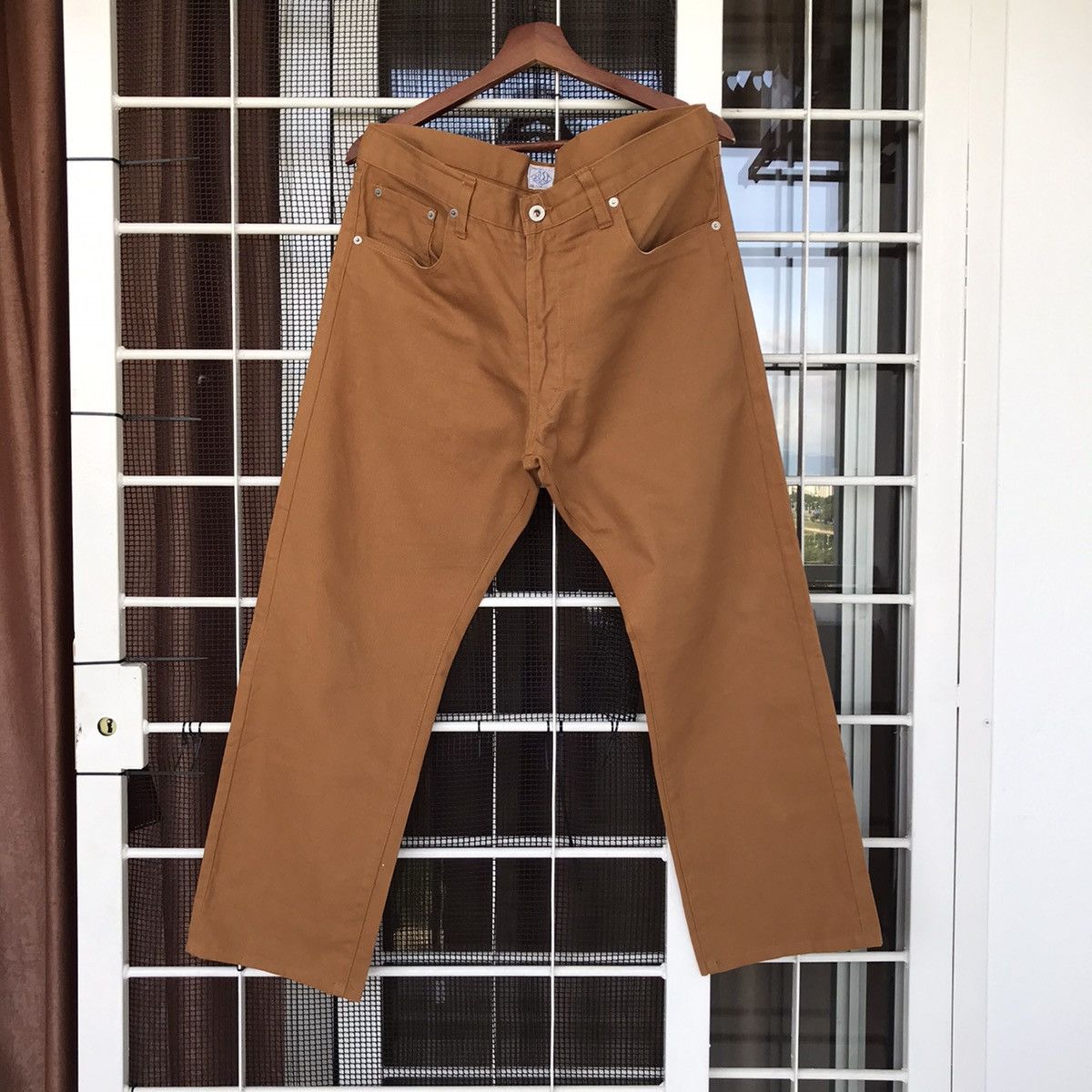 Post Overalls Post Overalls Khaki Cotton Canvas Pants Size US 36 / EU 52 - 19 Thumbnail
