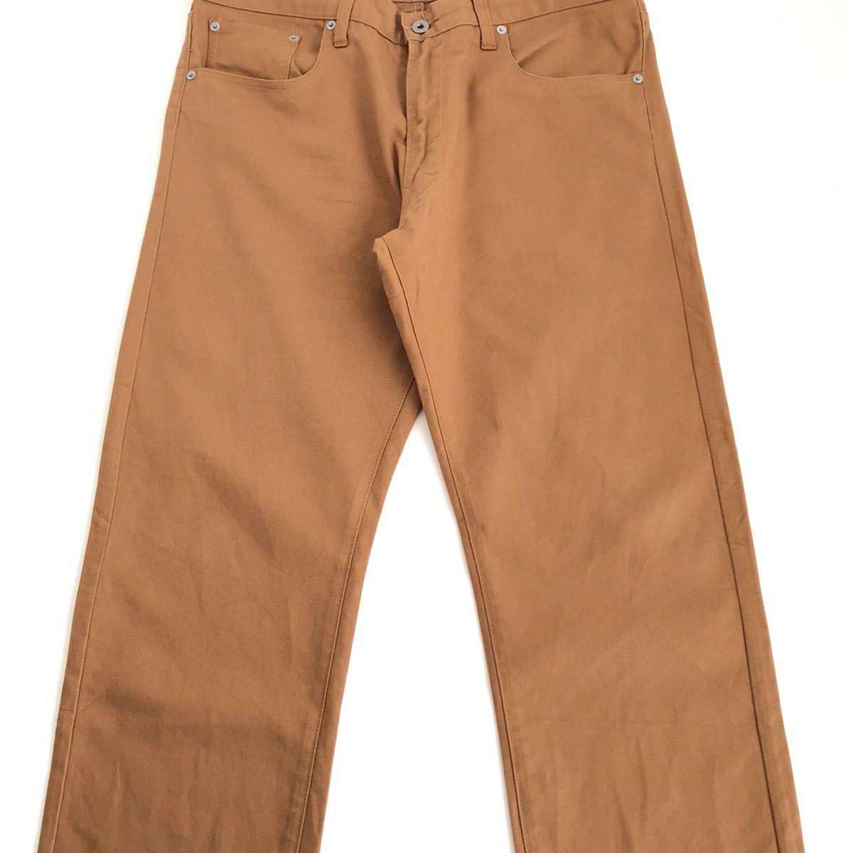 Post Overalls Post Overalls Khaki Cotton Canvas Pants Size US 36 / EU 52 - 5 Thumbnail