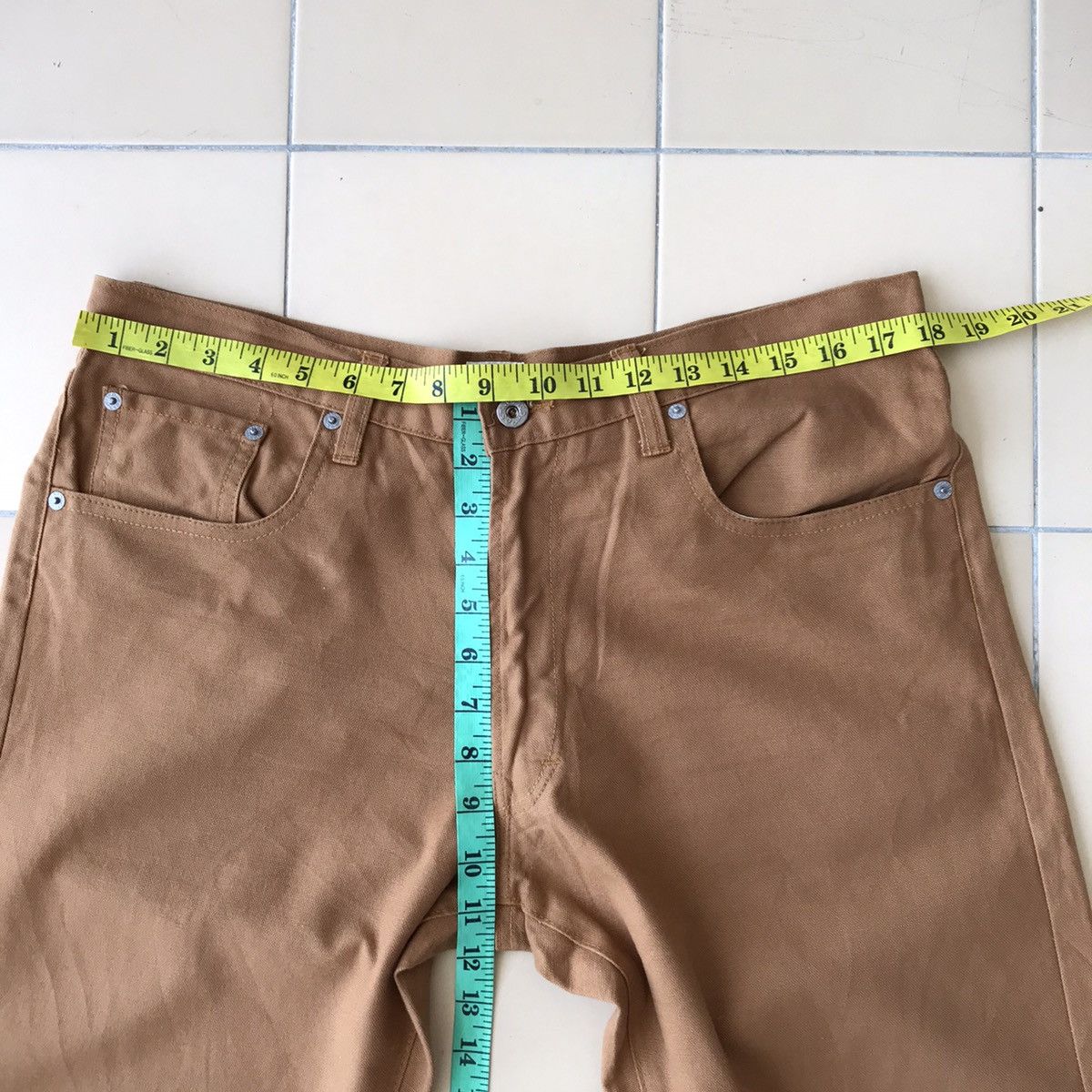 Post Overalls Post Overalls Khaki Cotton Canvas Pants Size US 36 / EU 52 - 16 Thumbnail