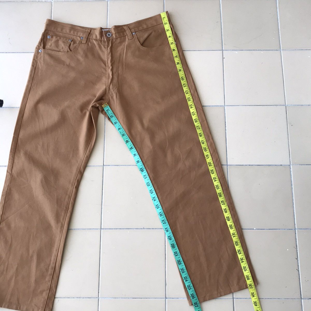 Post Overalls Post Overalls Khaki Cotton Canvas Pants Size US 36 / EU 52 - 17 Thumbnail