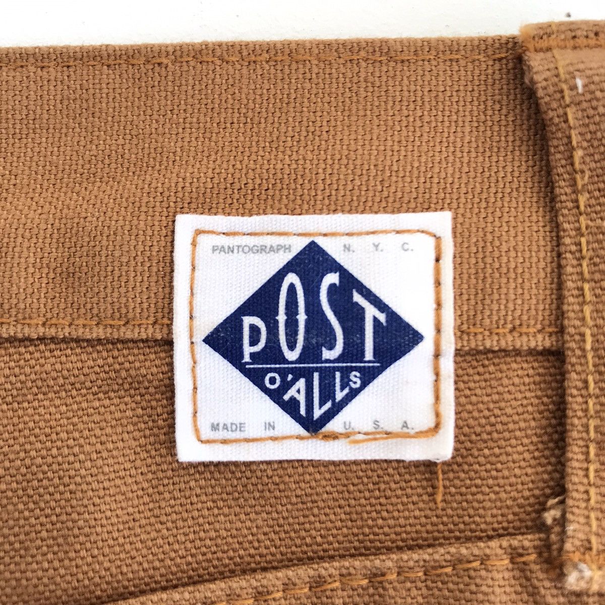Post Overalls Post Overalls Khaki Cotton Canvas Pants Size US 36 / EU 52 - 12 Thumbnail