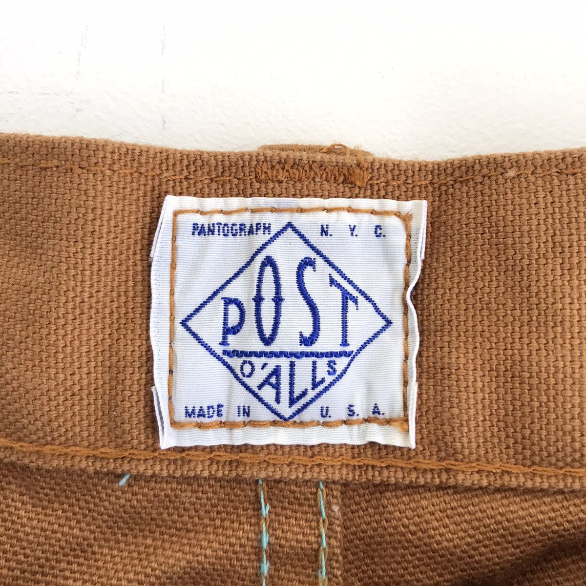 Post Overalls Post Overalls Khaki Cotton Canvas Pants Size US 36 / EU 52 - 6 Thumbnail