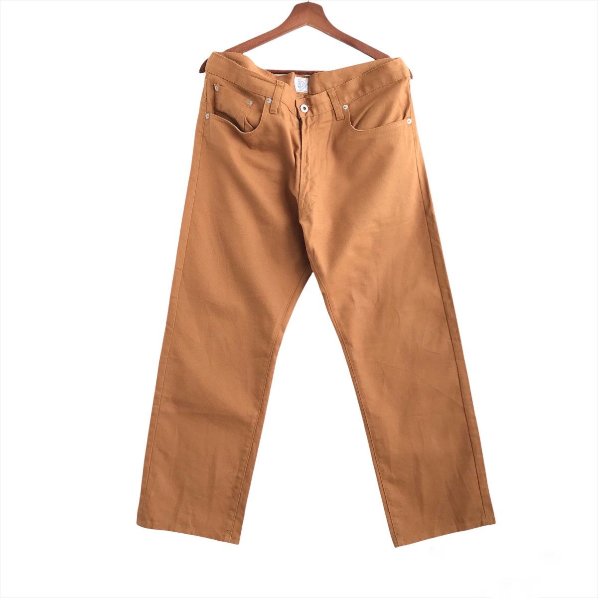 Post Overalls Post Overalls Khaki Cotton Canvas Pants Size US 36 / EU 52 - 2 Thumbnail
