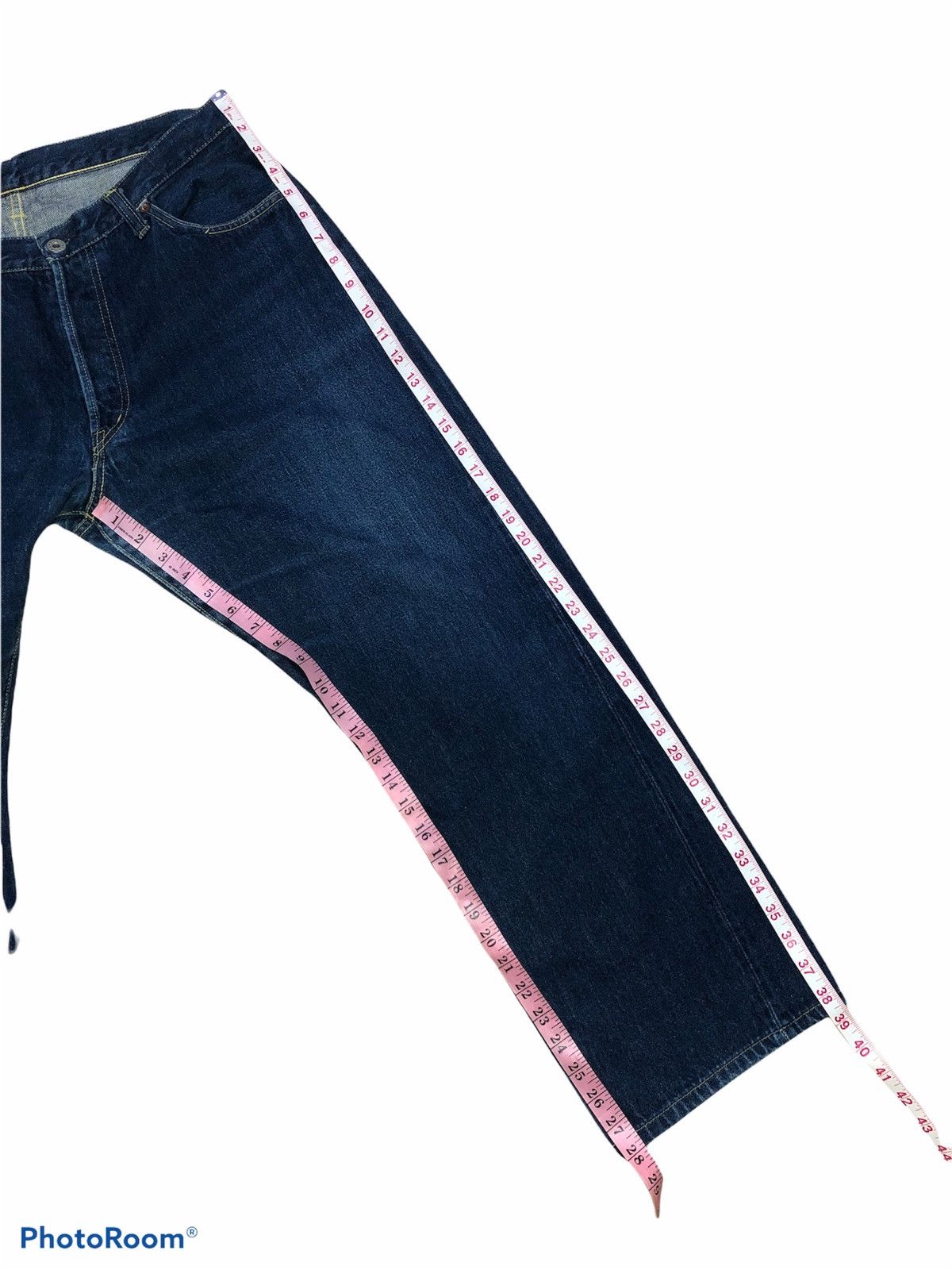 Hypebeast WIDE LEG SELVEDGE JAPANESSE BRAND DENIM Size US 34 / EU 50 - 10 Thumbnail