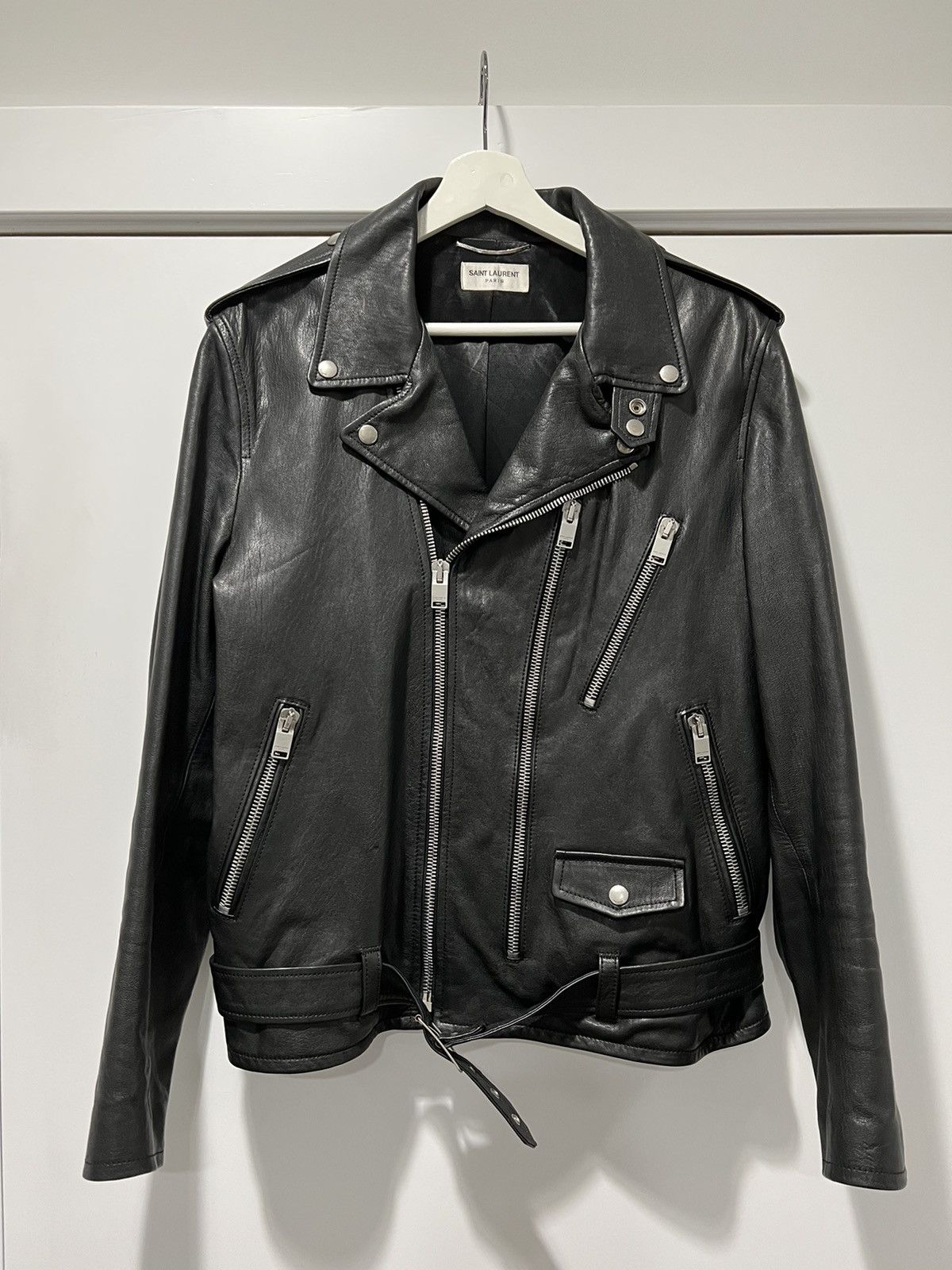 Saint Laurent Paris Saint Laurent FW13 Mutton L17 Leather Jacket - EU ...