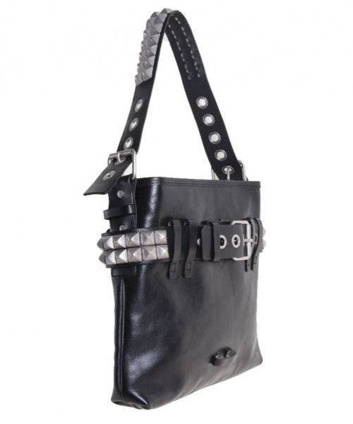 Comme des Garcons × Junya Watanabe Studded Belt Leather Carry Bag 