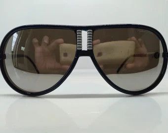 Vintage '81 MOD FRANCE AVIATOR PILOT PLAYA SUNGLASSES VINTAGE Size ONE SIZE - 3 Thumbnail