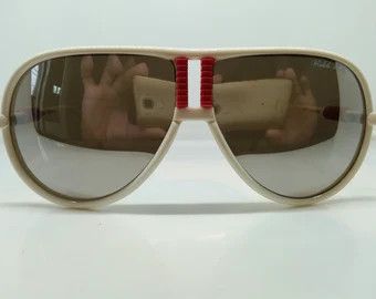 Vintage '81 MOD FRANCE AVIATOR PILOT PLAYA SUNGLASSES VINTAGE Size ONE SIZE - 1 Thumbnail