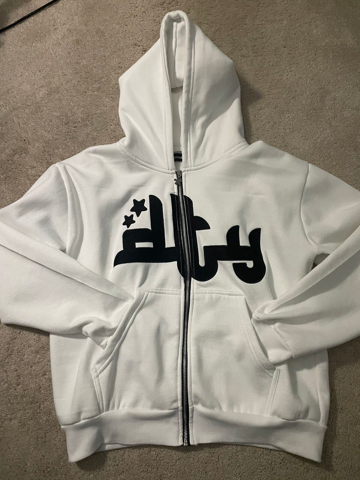 Streetwear Divide The Youth White Zip Up Hoodie Size US M / EU 48-50 / 2 - 1 Preview