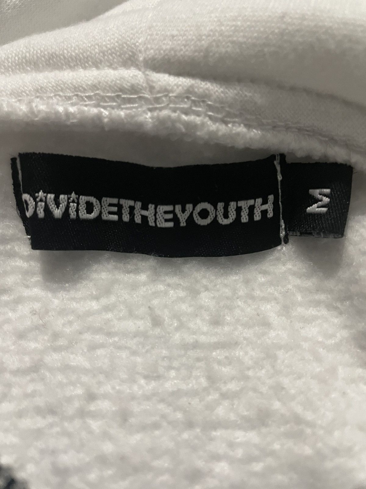 Streetwear Divide The Youth White Zip Up Hoodie Size US M / EU 48-50 / 2 - 4 Preview