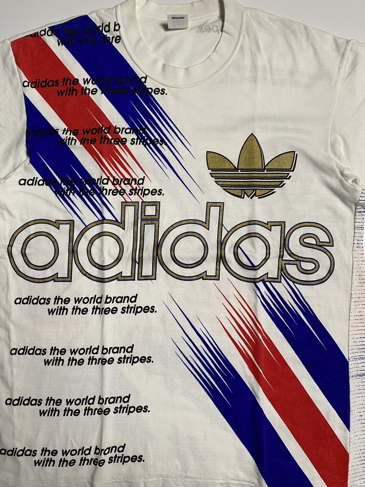 Adidas × Vintage adidas the world brand with the three stripes Size US L / EU 52-54 / 3 - 3 Thumbnail