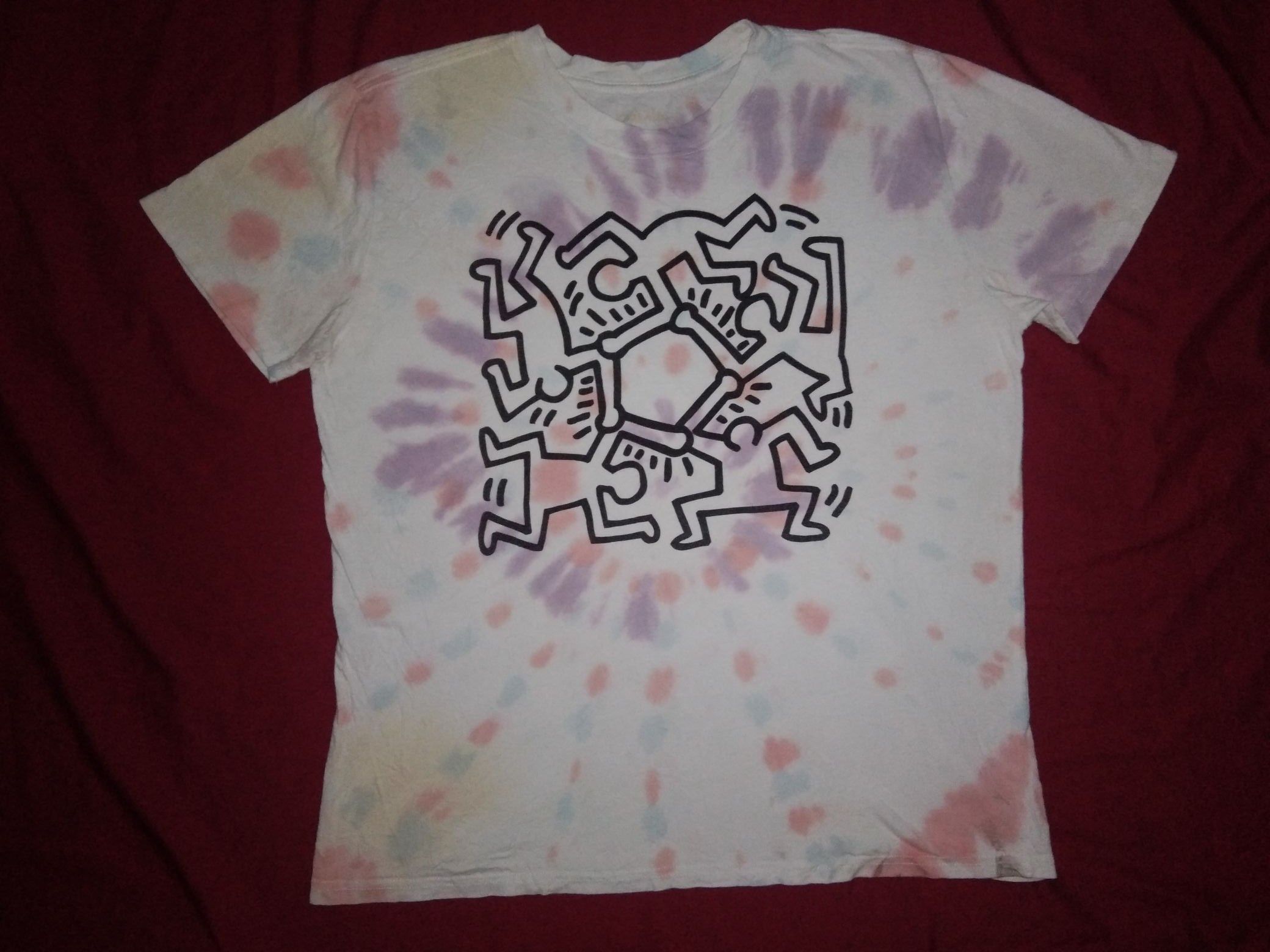 Keith Haring Keith Haring Tiedye tshirt Pop Art designer creative Size US L / EU 52-54 / 3 - 2 Thumbnail