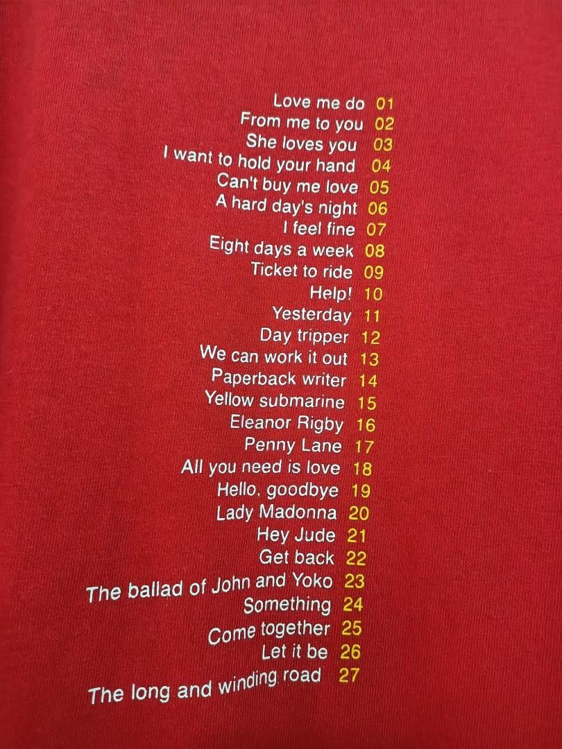 Band Tees Vintage 2001 The Beatles "1" Album Promo Tee Size US XL / EU 56 / 4 - 6 Thumbnail