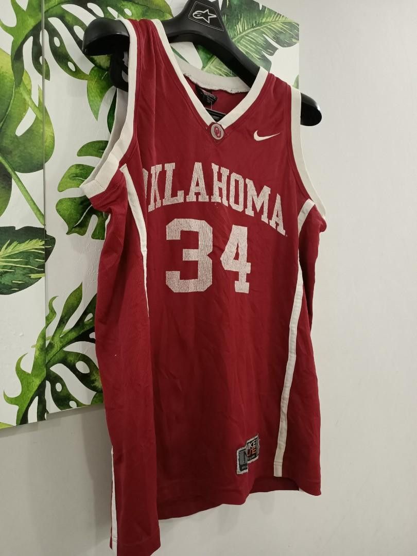 Nike × Vintage Vintage Nike Oklahoma 34 Basketball Jersey Size US M / EU 48-50 / 2 - 5 Thumbnail