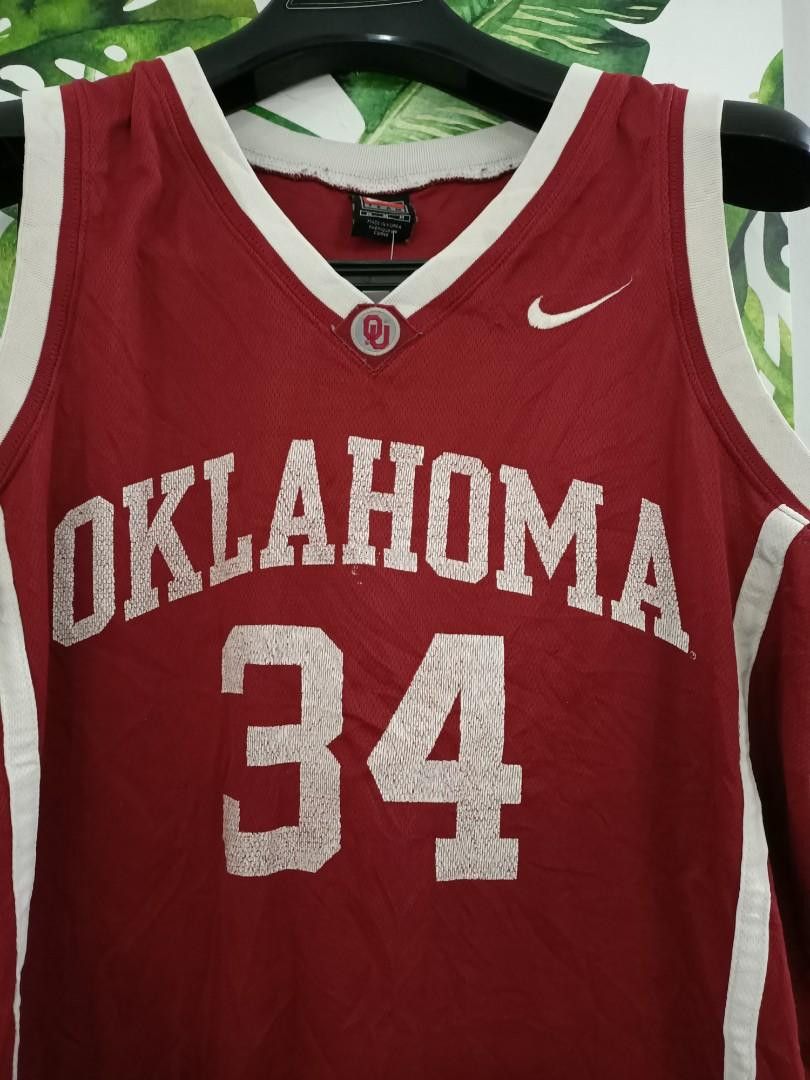 Nike × Vintage Vintage Nike Oklahoma 34 Basketball Jersey Size US M / EU 48-50 / 2 - 2 Thumbnail
