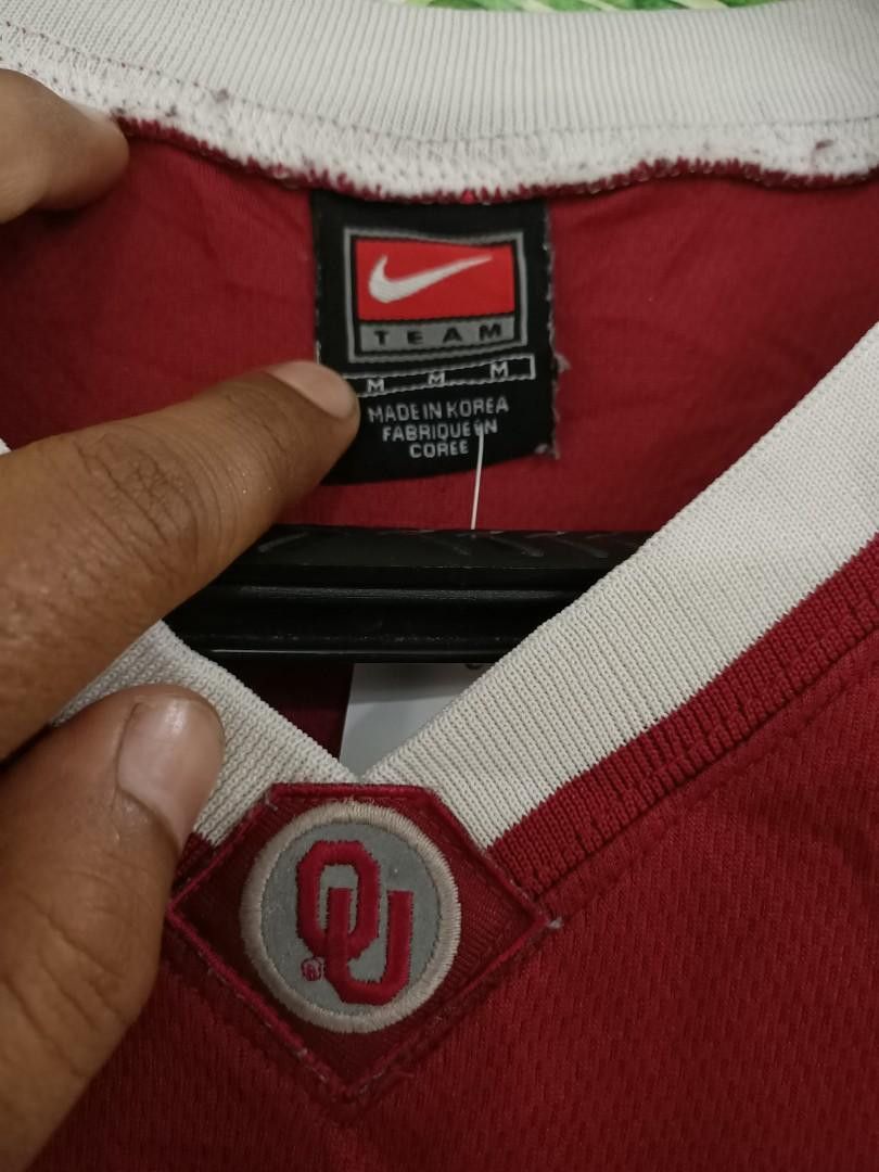 Nike × Vintage Vintage Nike Oklahoma 34 Basketball Jersey Size US M / EU 48-50 / 2 - 7 Thumbnail