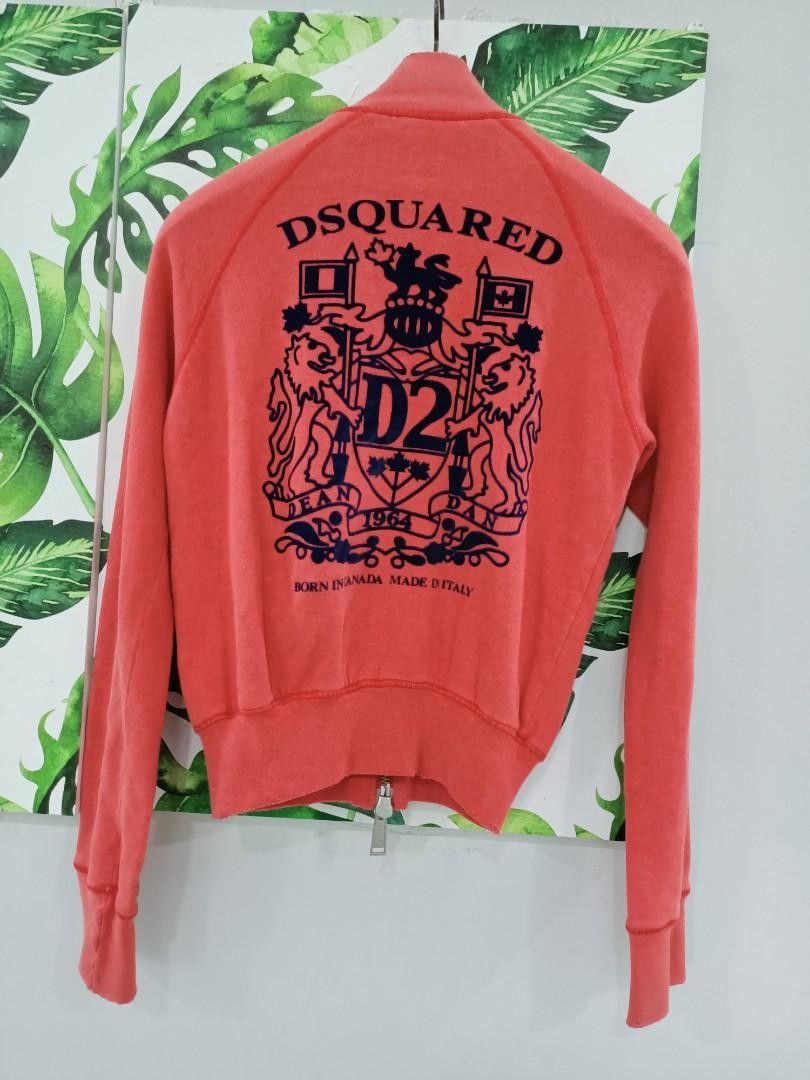 Dsquared2 Dsquared2 Back Spellout Logo Full-zip Sweatshirt Size US S / EU 44-46 / 1 - 5 Thumbnail