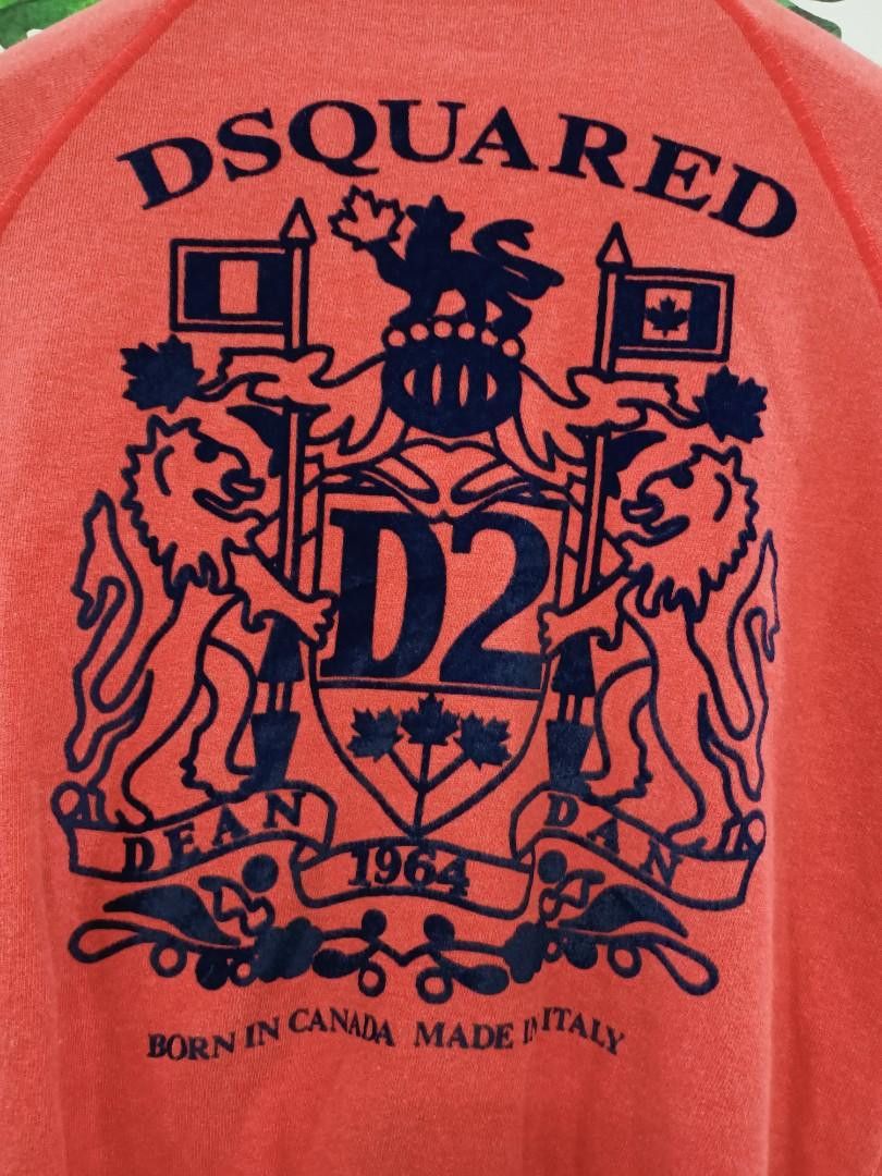 Dsquared2 Dsquared2 Back Spellout Logo Full-zip Sweatshirt Size US S / EU 44-46 / 1 - 6 Thumbnail