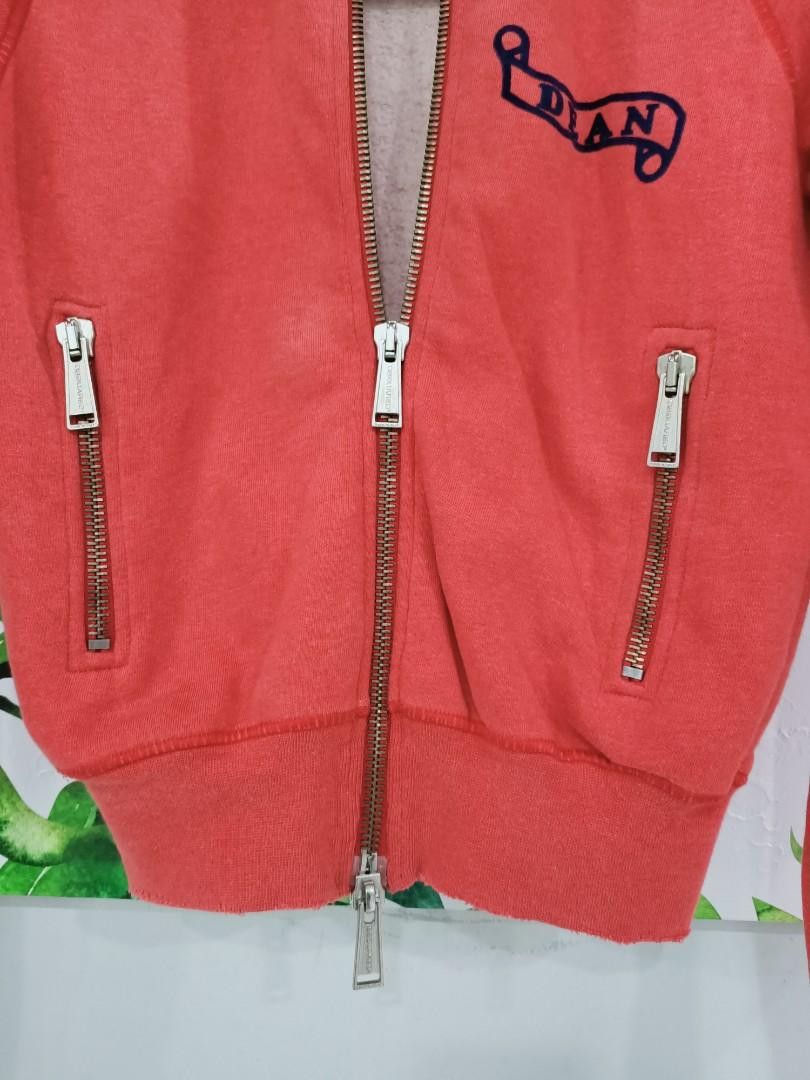 Dsquared2 Dsquared2 Back Spellout Logo Full-zip Sweatshirt Size US S / EU 44-46 / 1 - 3 Thumbnail