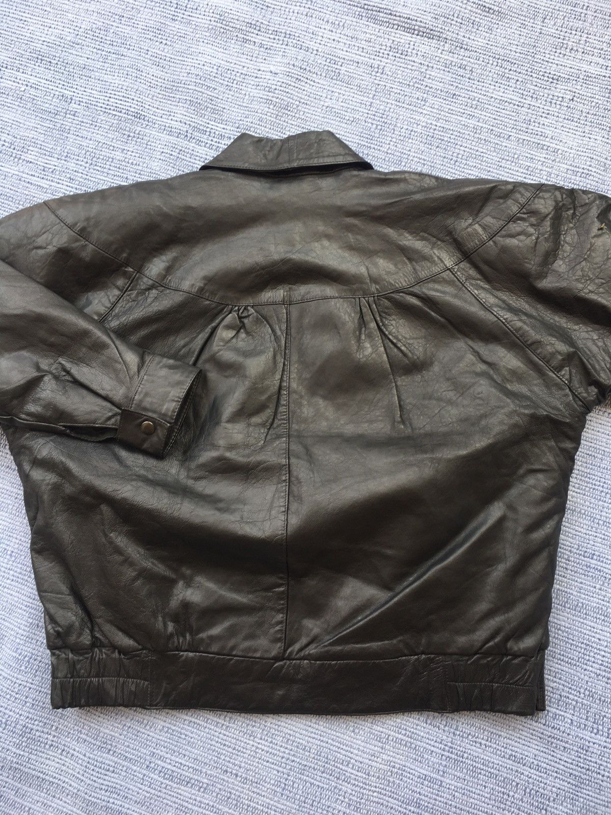 Vintage black leather jacket Size US M / EU 48-50 / 2 - 6 Thumbnail