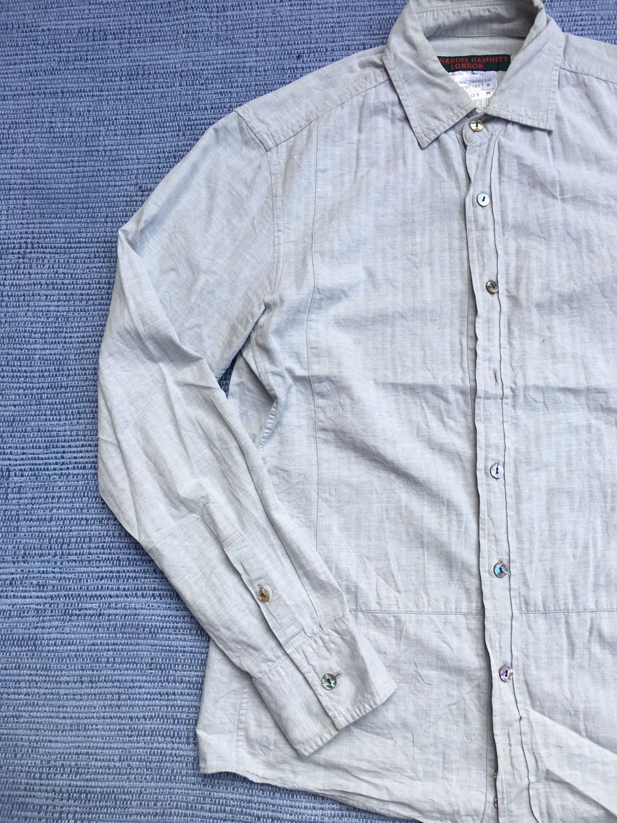 Katharine Hamnett London vintage grey button up Size US M / EU 48-50 / 2 - 5 Thumbnail