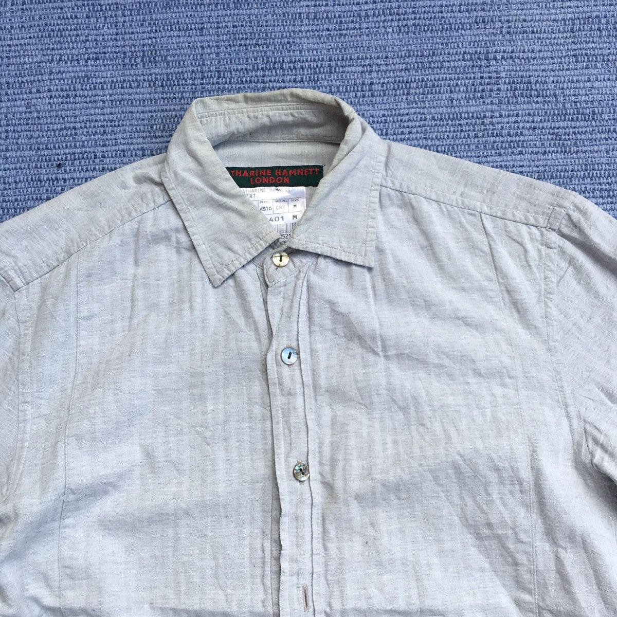 Katharine Hamnett London vintage grey button up Size US M / EU 48-50 / 2 - 3 Thumbnail
