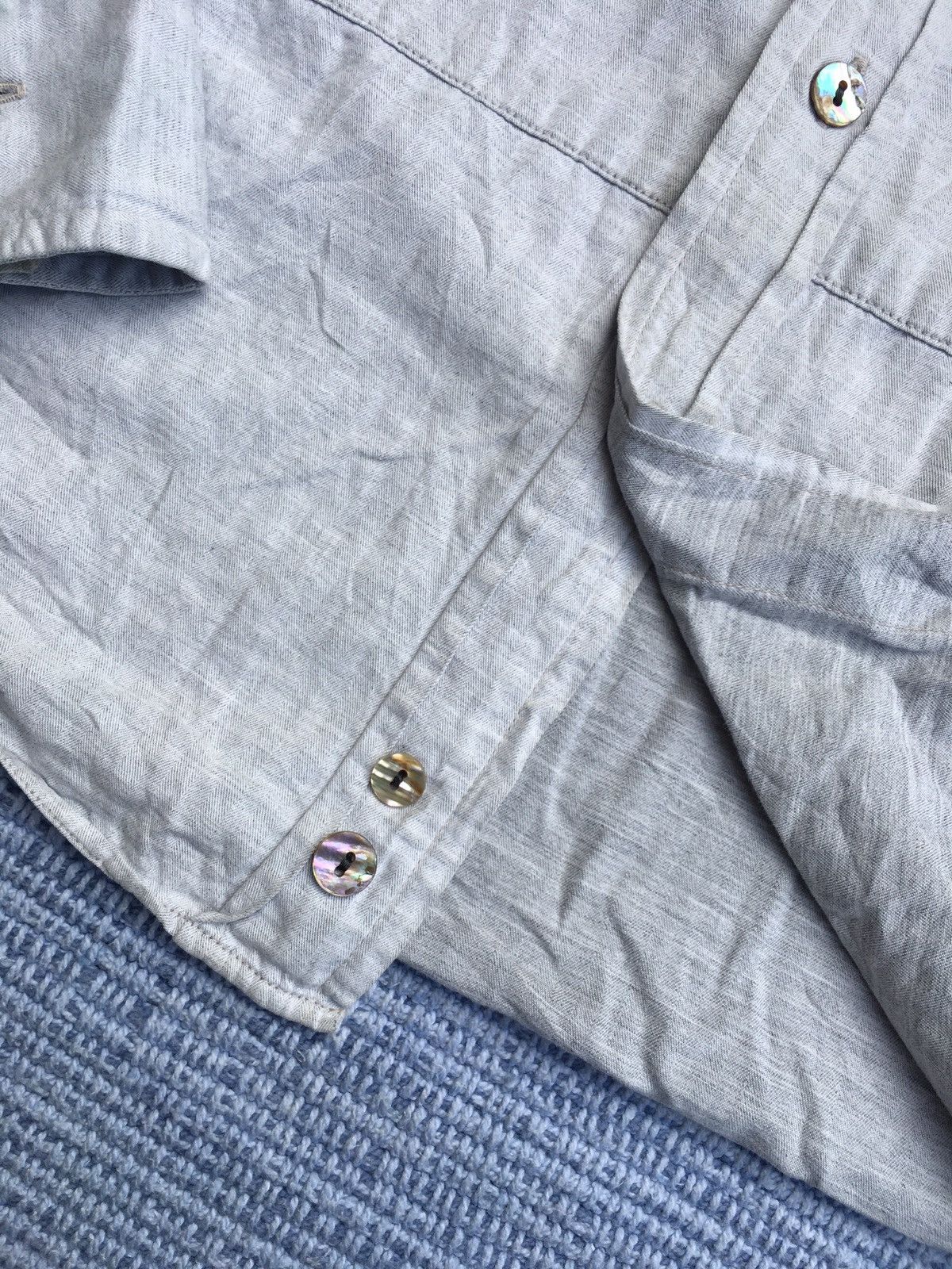 Katharine Hamnett London vintage grey button up Size US M / EU 48-50 / 2 - 7 Thumbnail