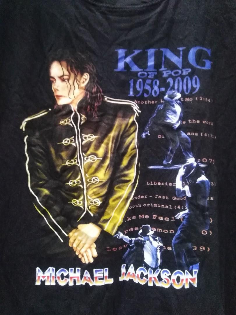 Michael Jackson Michael Jackson King of Pop 1958-2009 Tribute Tee Size US M / EU 48-50 / 2 - 2 Thumbnail