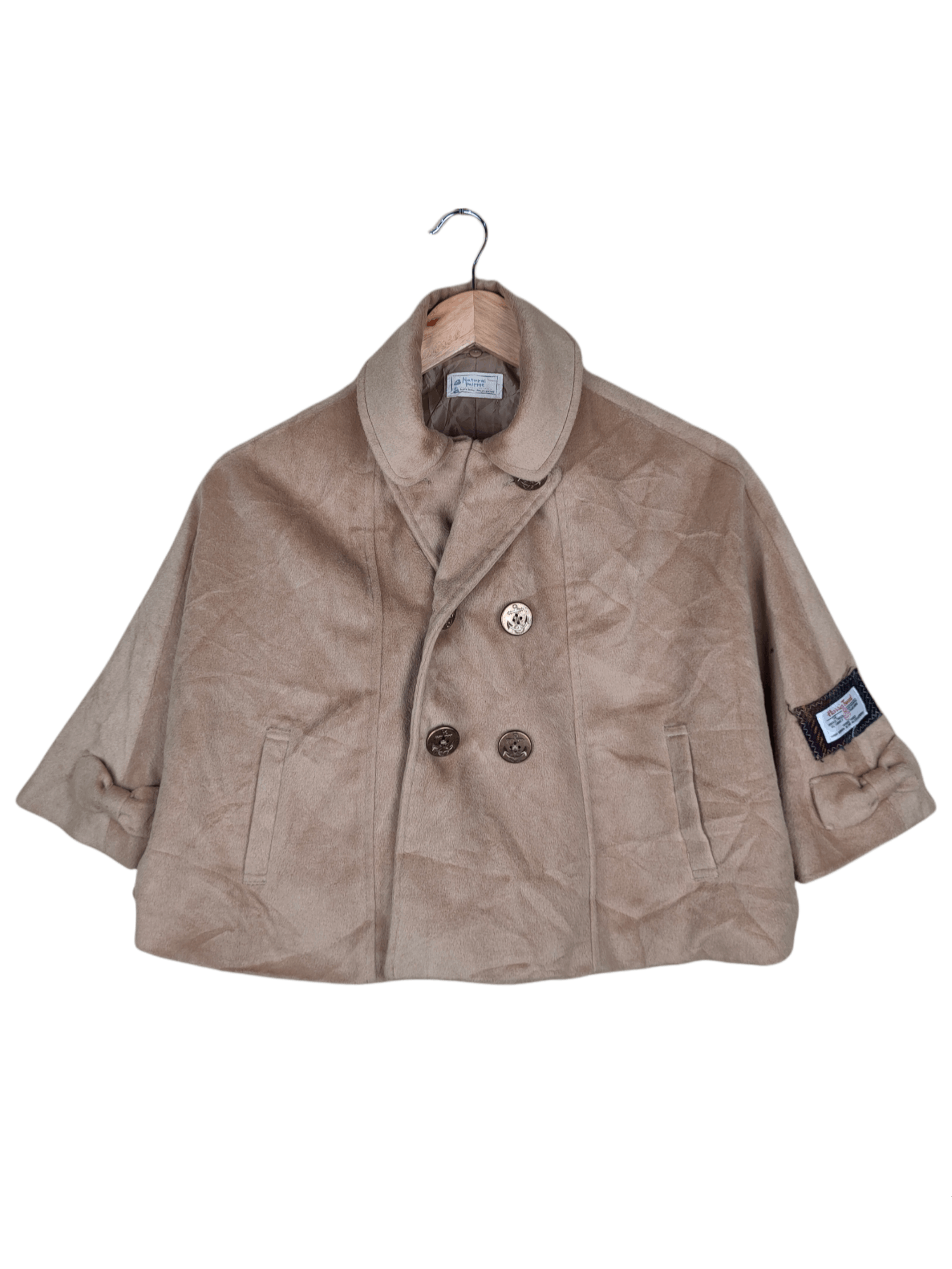 Harris Tweed Wool Poncho