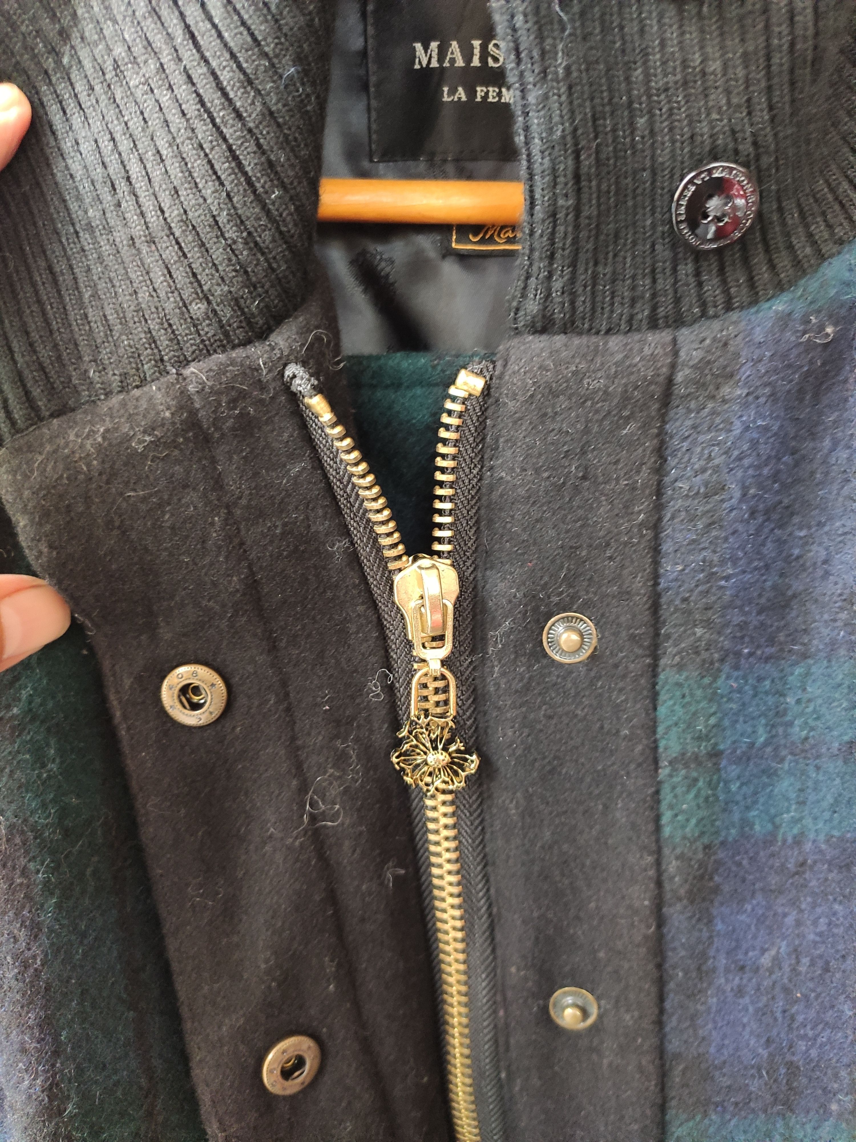 If Six Was Nine Maison Scotch wool jacket Spike Seditionaries Size US S / EU 44-46 / 1 - 5 Thumbnail