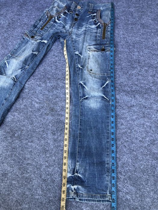 Japanese Brand Rare PPFM Cargo Jeans Punk Design Grailed