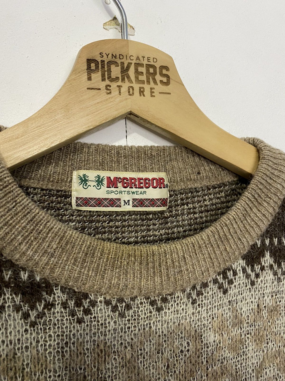 Vintage Vintage 90s McGregor Knitwear Sweater Pullover Medium Size US M / EU 48-50 / 2 - 3 Thumbnail