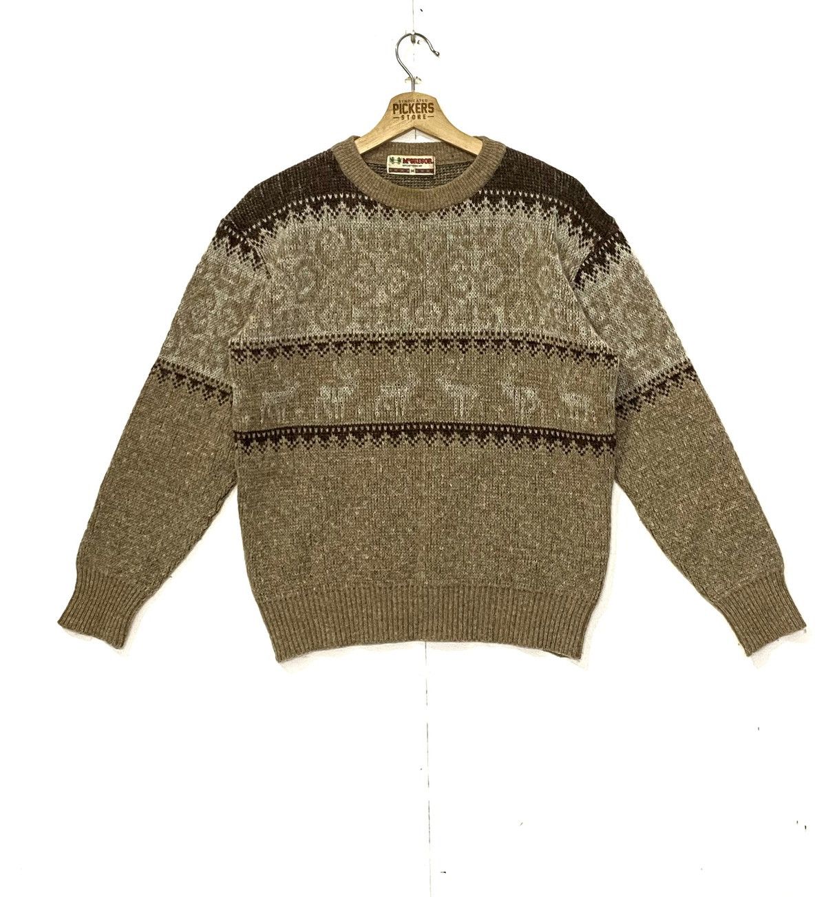 Vintage Vintage 90s McGregor Knitwear Sweater Pullover Medium Size US M / EU 48-50 / 2 - 1 Thumbnail