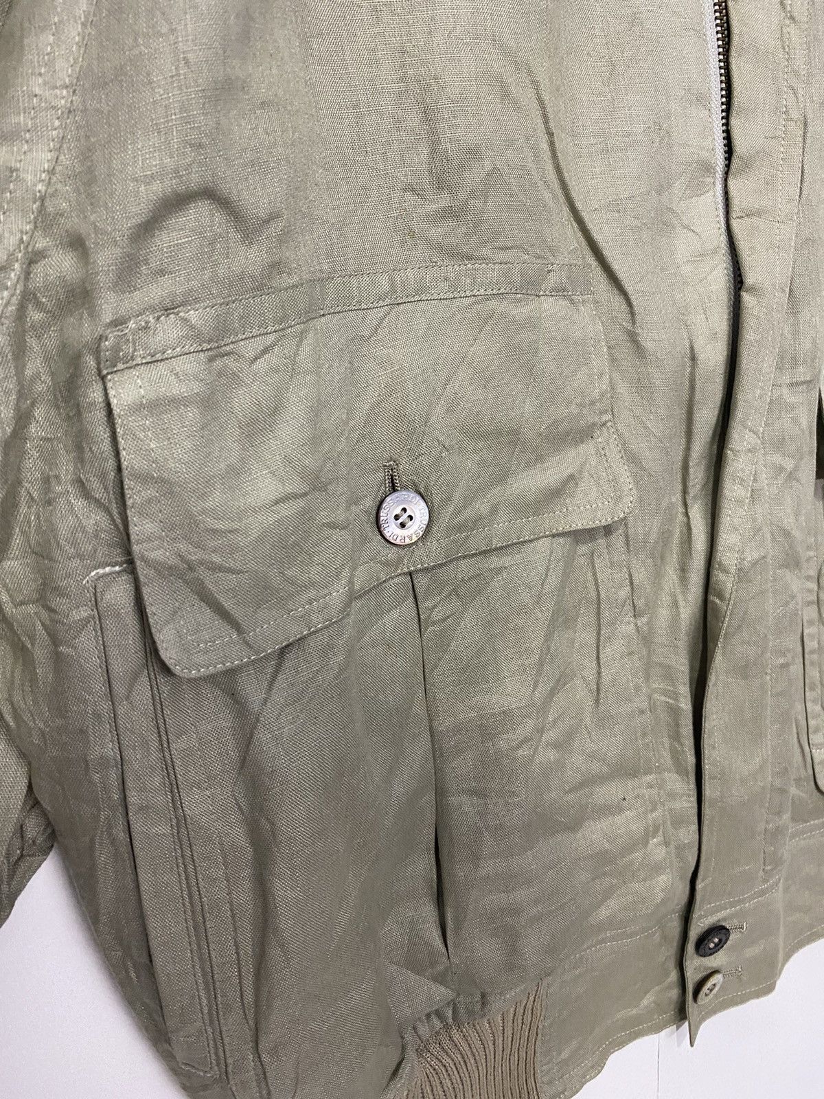 Vintage Trussardi Fullzipper Large inspired A-2 jacket