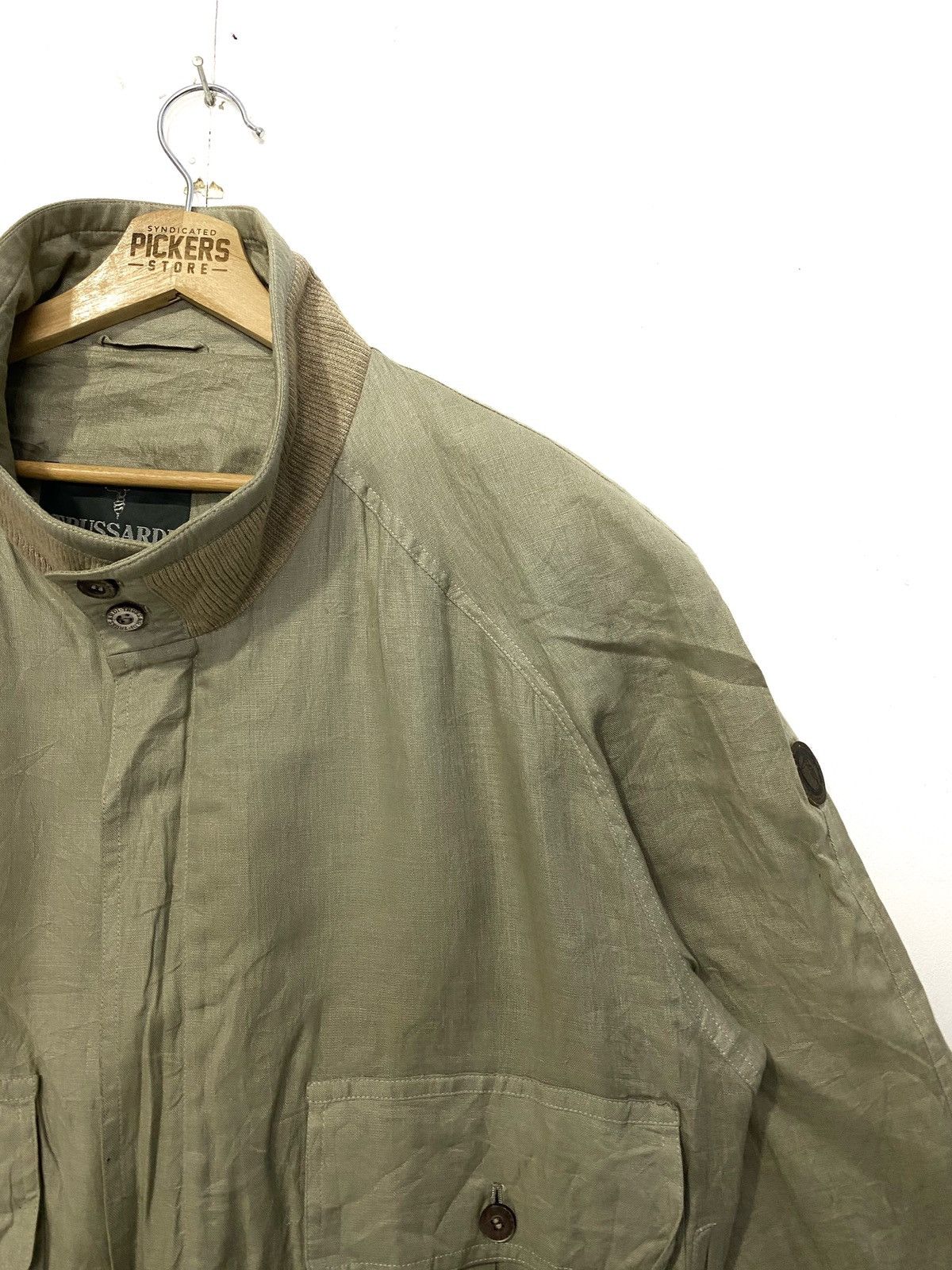 Vintage Trussardi Fullzipper Large inspired A-2 jacket