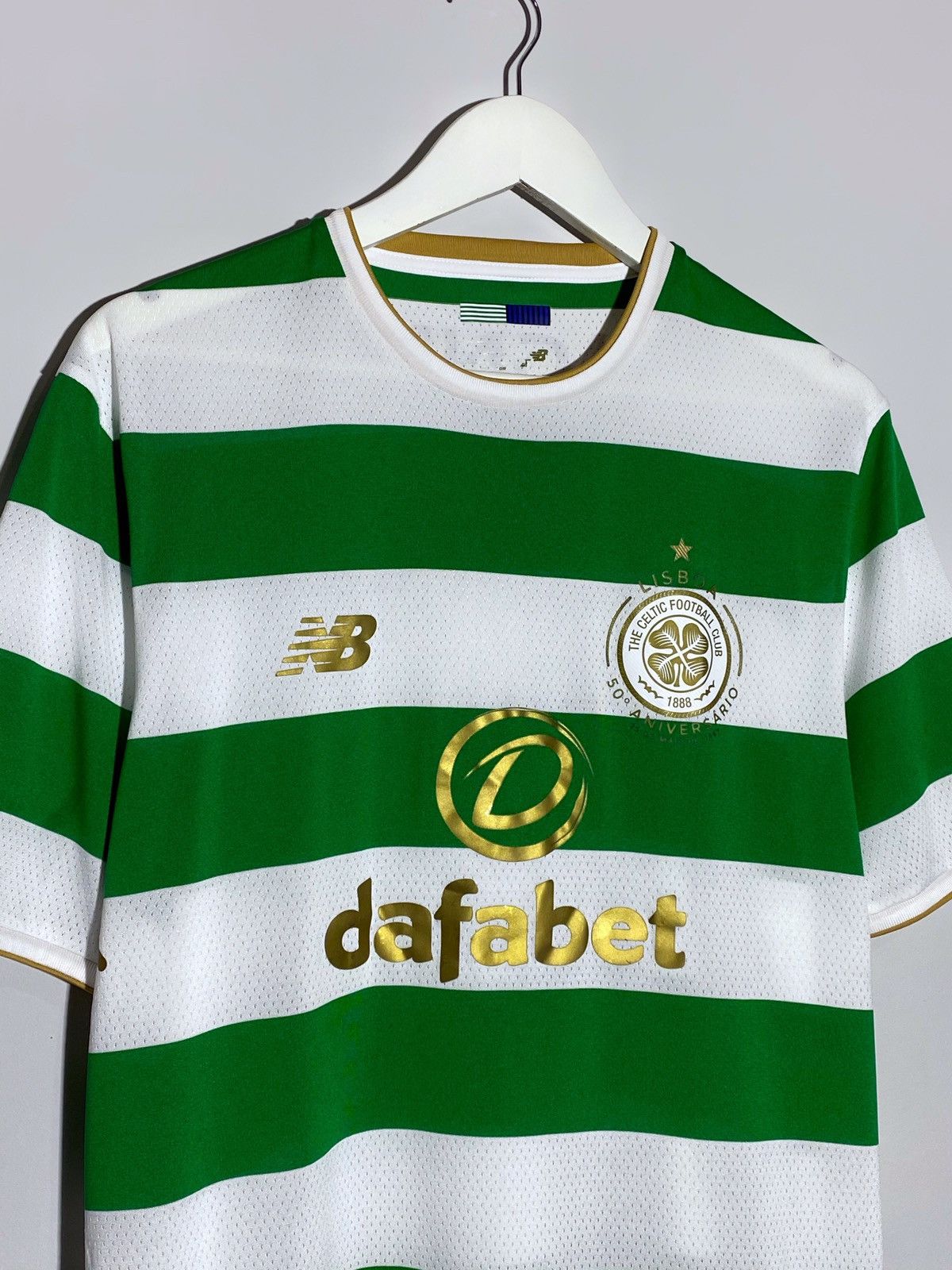 New Balance FC Celtic 2017/18 New Balance Football Shirt Size US XL / EU 56 / 4 - 3 Thumbnail