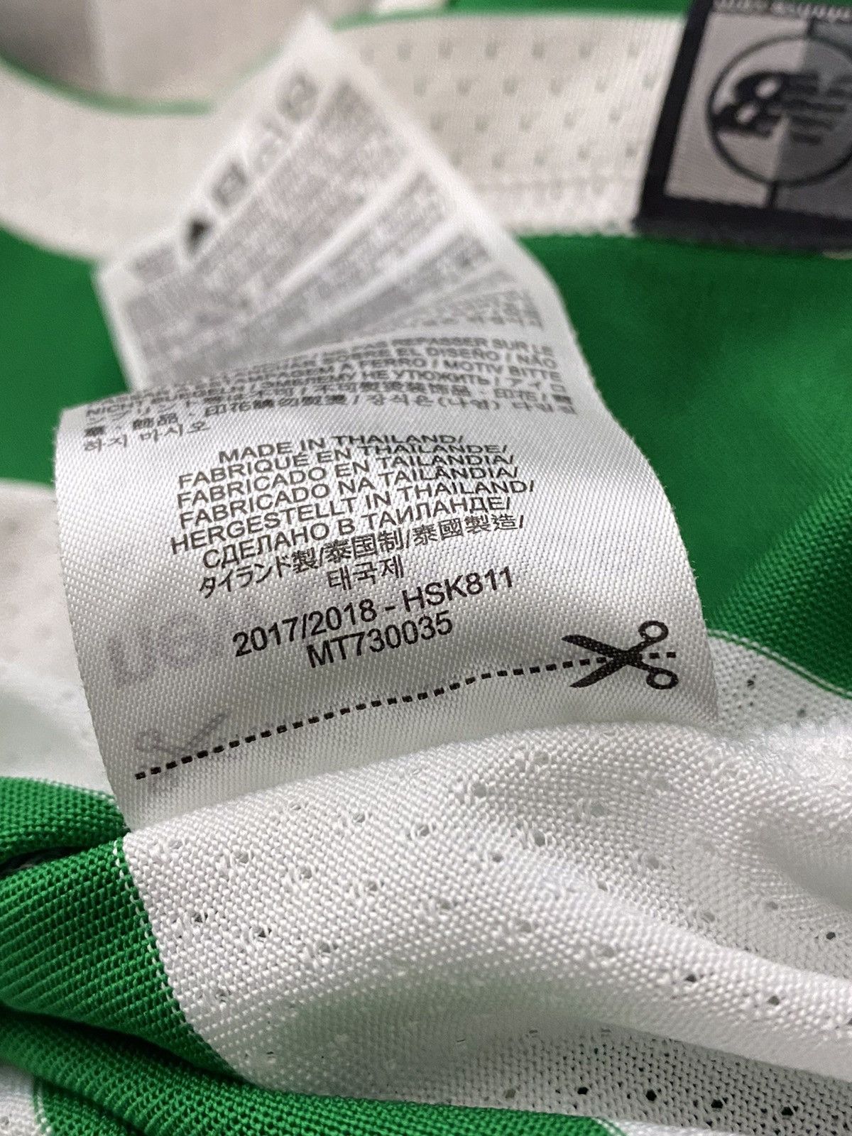New Balance FC Celtic 2017/18 New Balance Football Shirt Size US XL / EU 56 / 4 - 16 Thumbnail