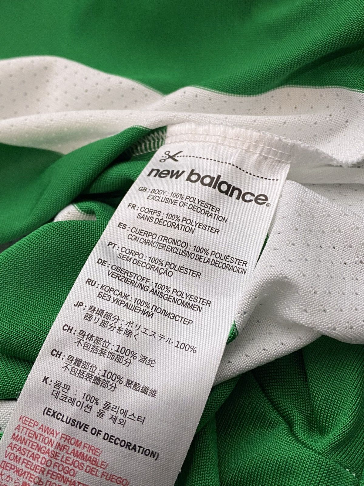 New Balance FC Celtic 2017/18 New Balance Football Shirt Size US XL / EU 56 / 4 - 15 Thumbnail