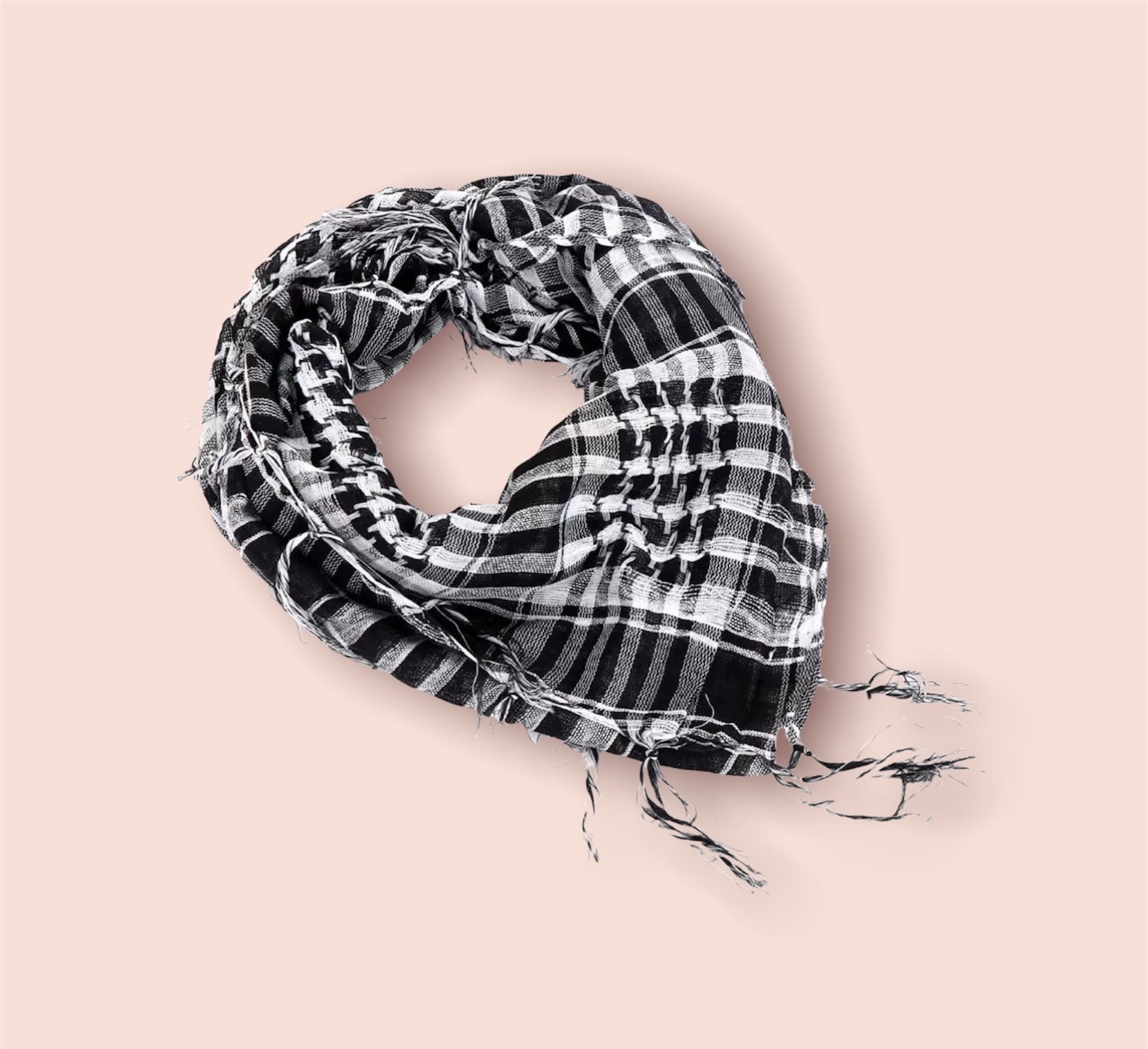 Japanese Brand YEAT Style Plaid Turban Scarf Size ONE SIZE - 2 Thumbnail