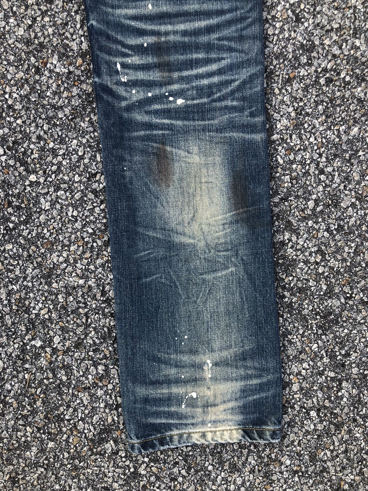 If Six Was Nine Japanese Semantic Design Punk Style Distressed Denim Jeans Size US 30 / EU 46 - 11 Thumbnail