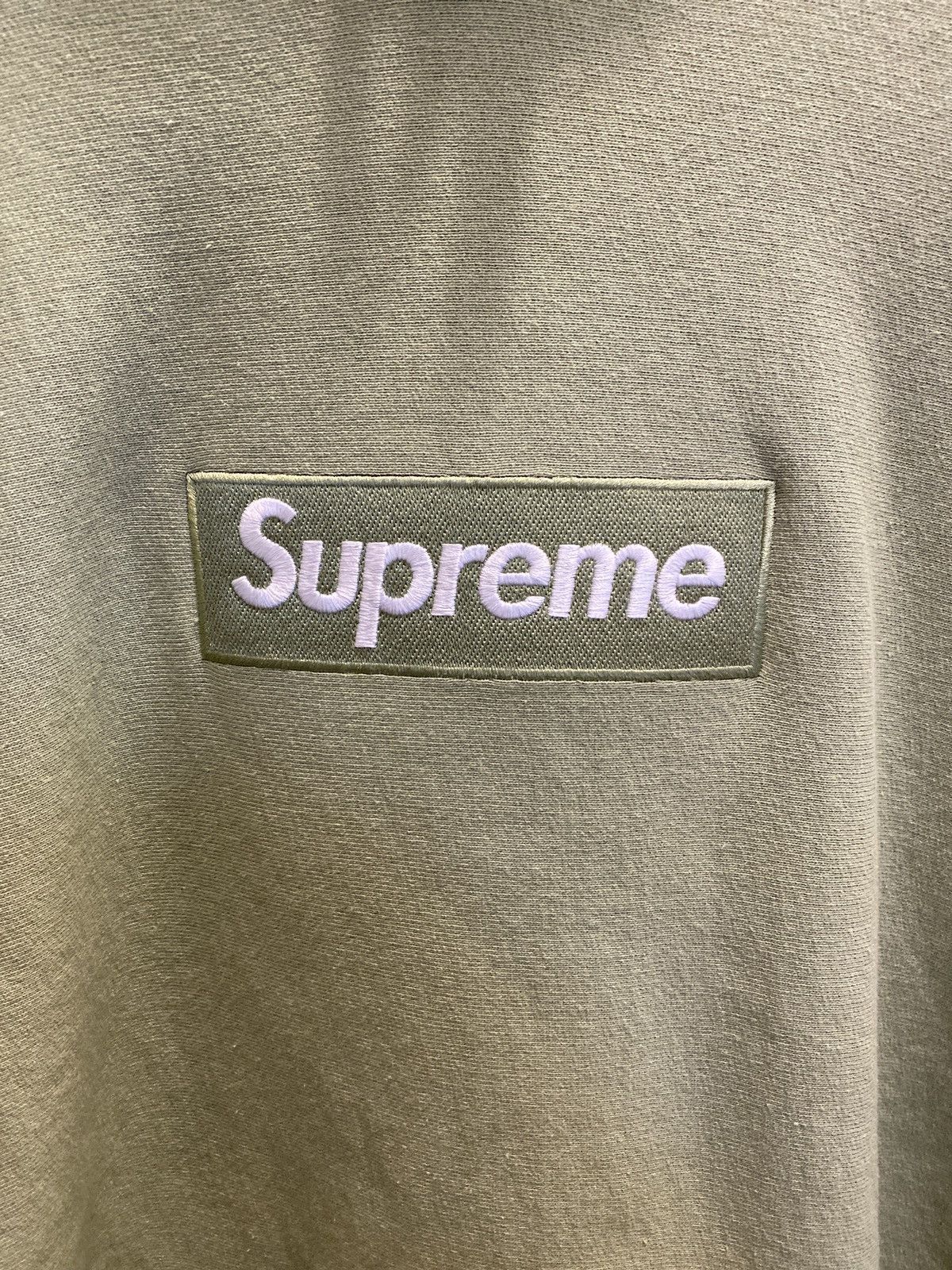 Supreme Sage Box Logo Hoodie Size US M / EU 48-50 / 2 - 3 Thumbnail