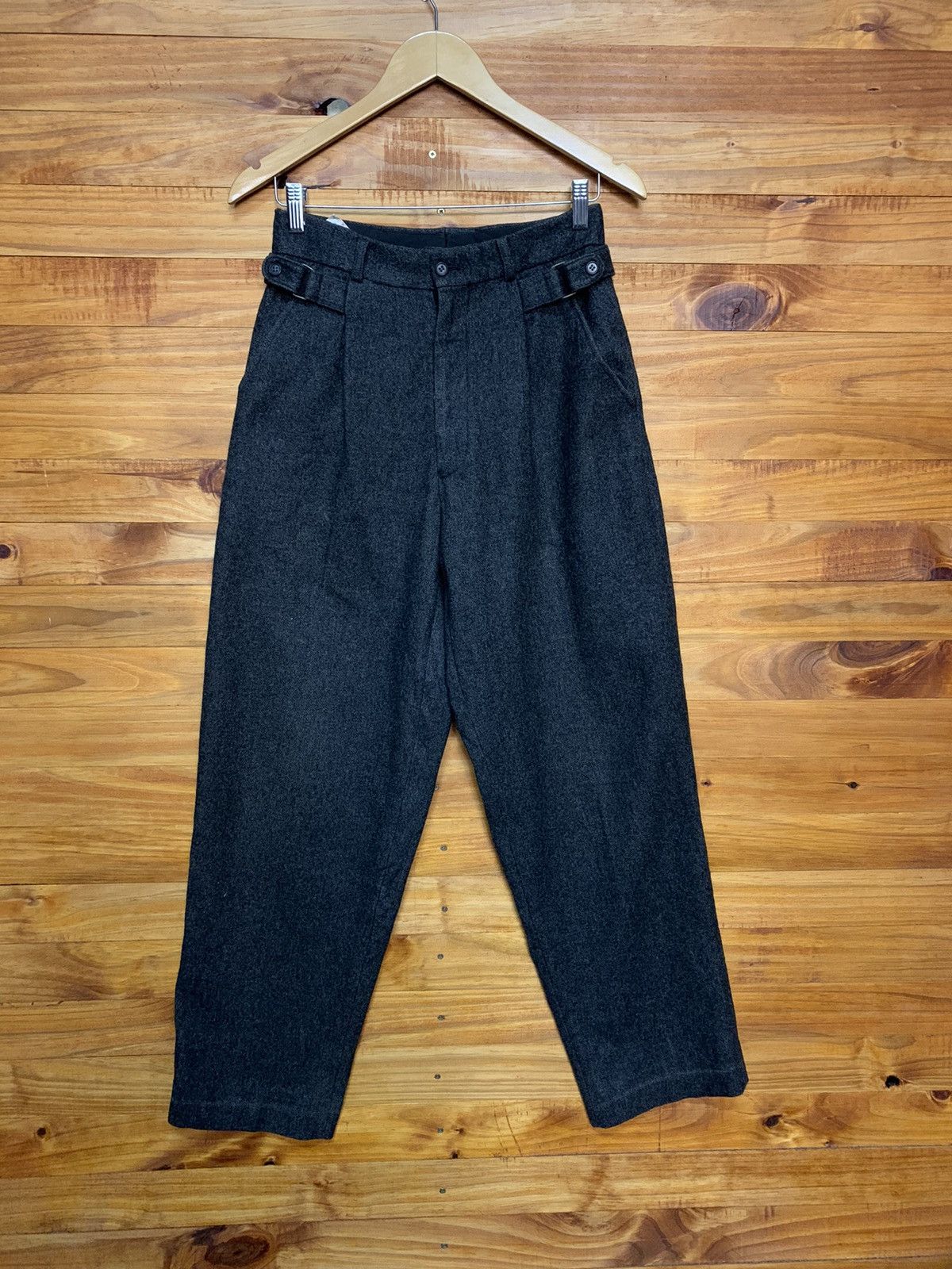 Other Vintage 60s Army Buckle Wool Trouser Pants Size US 27 - 1 Thumbnail